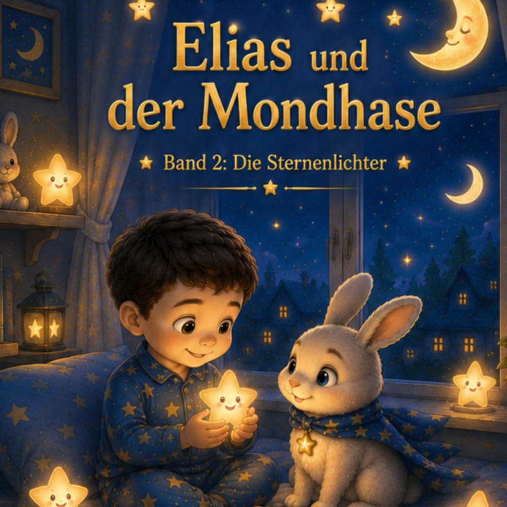 Elias und der Mondhase Band 2 Elias und die Sternenlichter: Eine sanfte Gute Nacht Geschichte