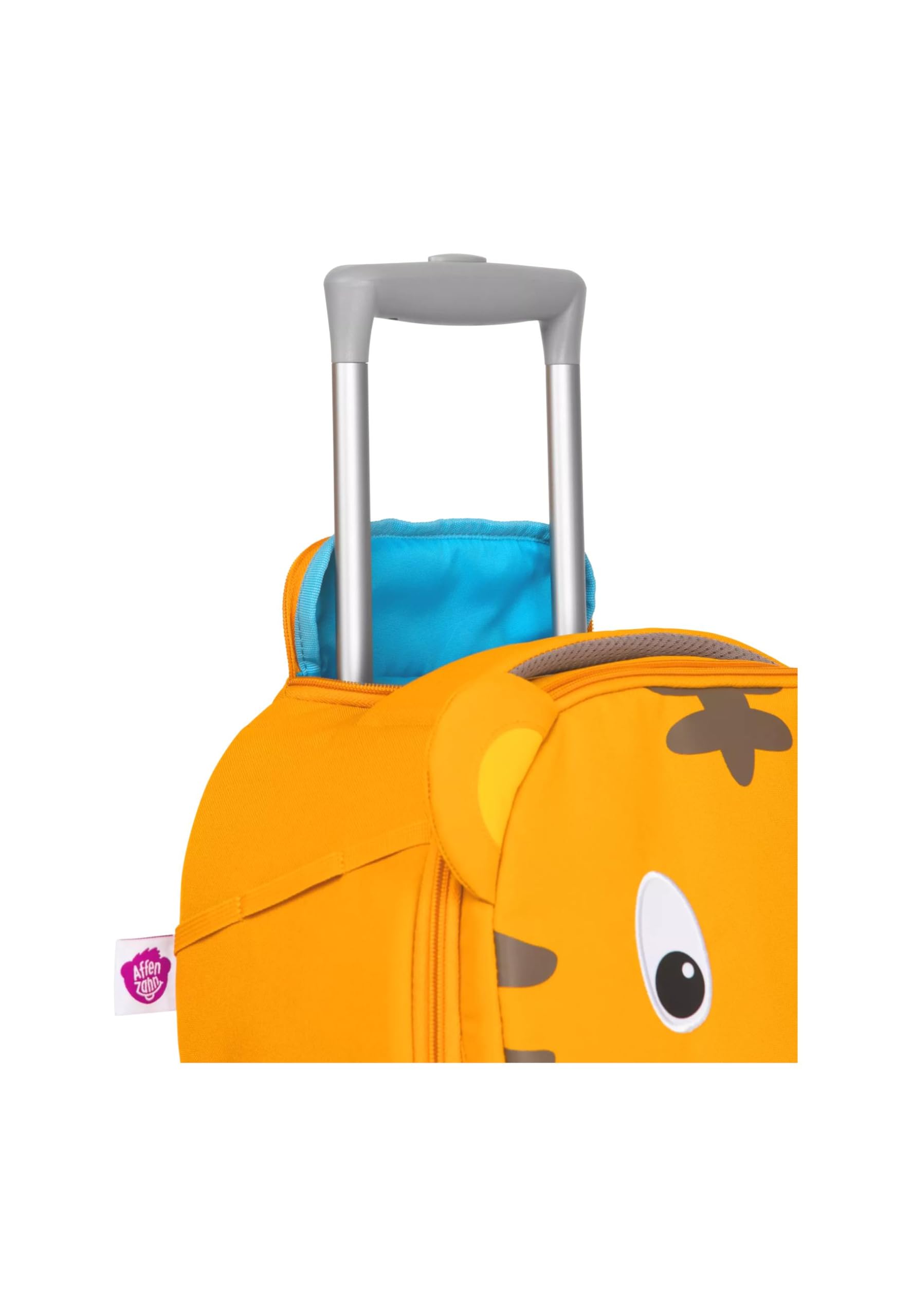 Affenzahn Kinderkoffer fürs Handgepäck, Kindertrolley zum Reisen, Kinderkoffer mit Rollen, 18 L