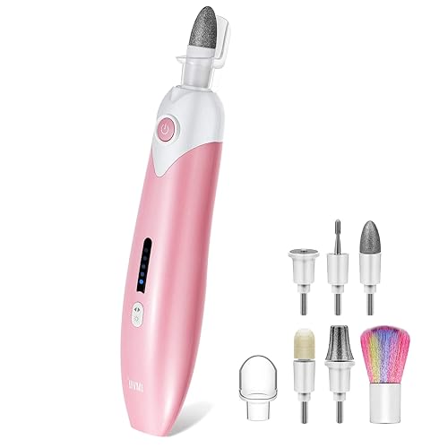 IMVII Kit profesional de manicura y pedicura de 5 velocidades, juego de lima de uñas eléctrica, máquina de taladro eléctrico de uñas, herramienta de