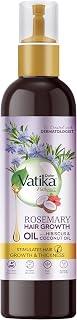 DABUR Vatika Rosemary Hair Growth Oil With Hibiscus & Coconut Oil - 100Ml Stimulates Hair Growth And Thickness Reduces Hair Fall Co-Created With Dermatologist No Mineral Oil Animal Test Free