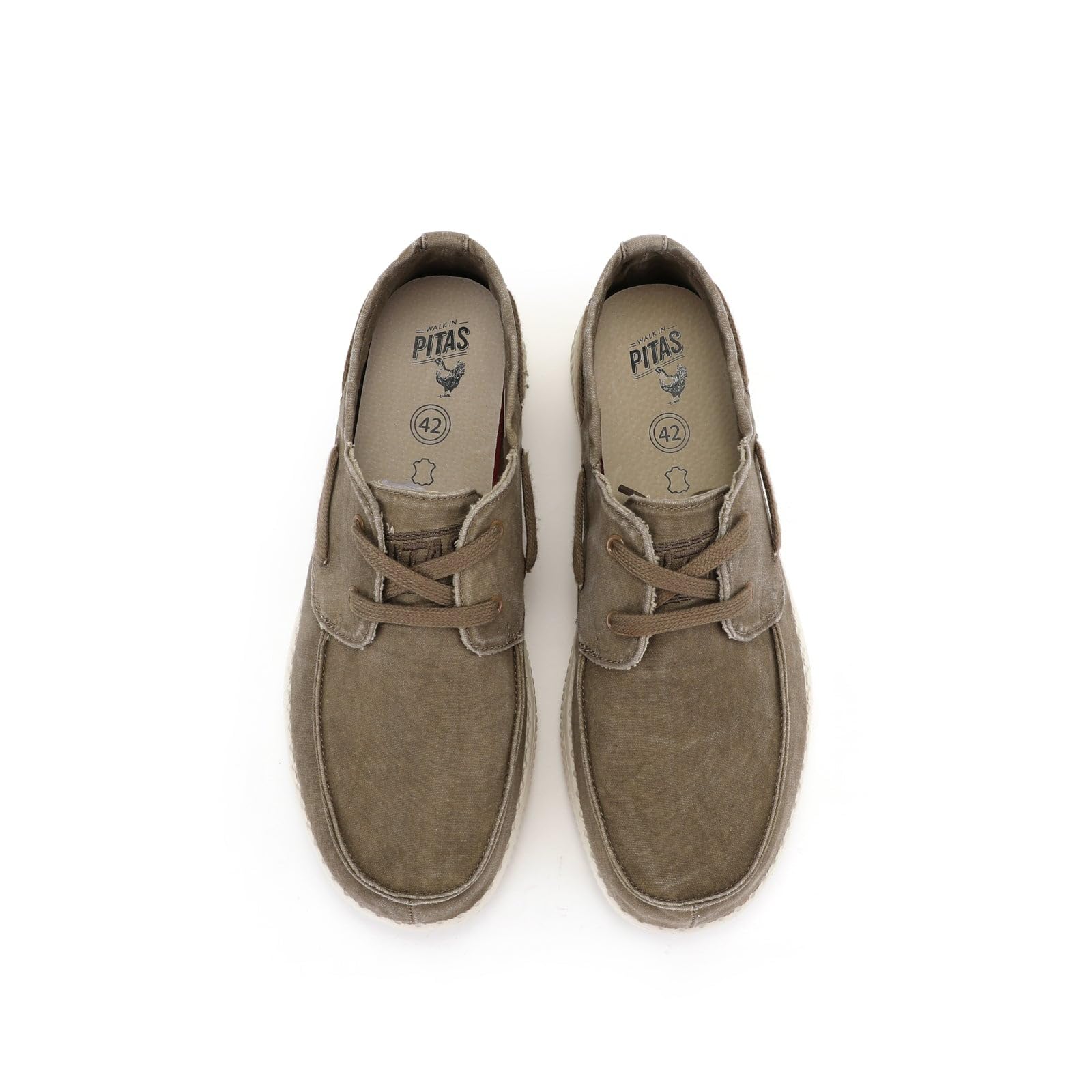 WALK IN PITAS WP150 Boat Washed Mocasines de Hombre Náuticos Casual Zapatos sin Cordones
