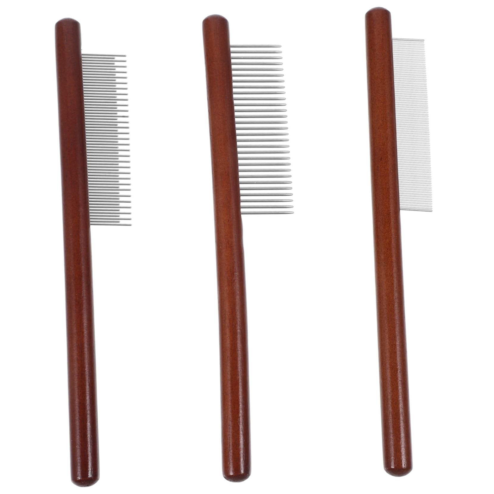 Garneck Pet Comb for Cat Dog Grooming Tool Smooth Edges Wear-resistant Portable Hair Comb for Pet Care