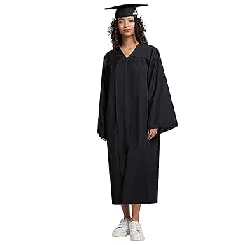 Amazon.com: TngHui Unisex Matte Graduation Gown Cap 2025