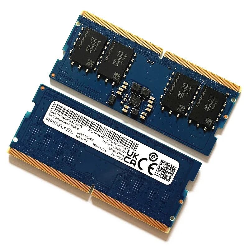 RAMAXEL DDR5 8GB 5600Mһz Laptop Memorys 8GB 1RX16 PC5-5600B-SC0