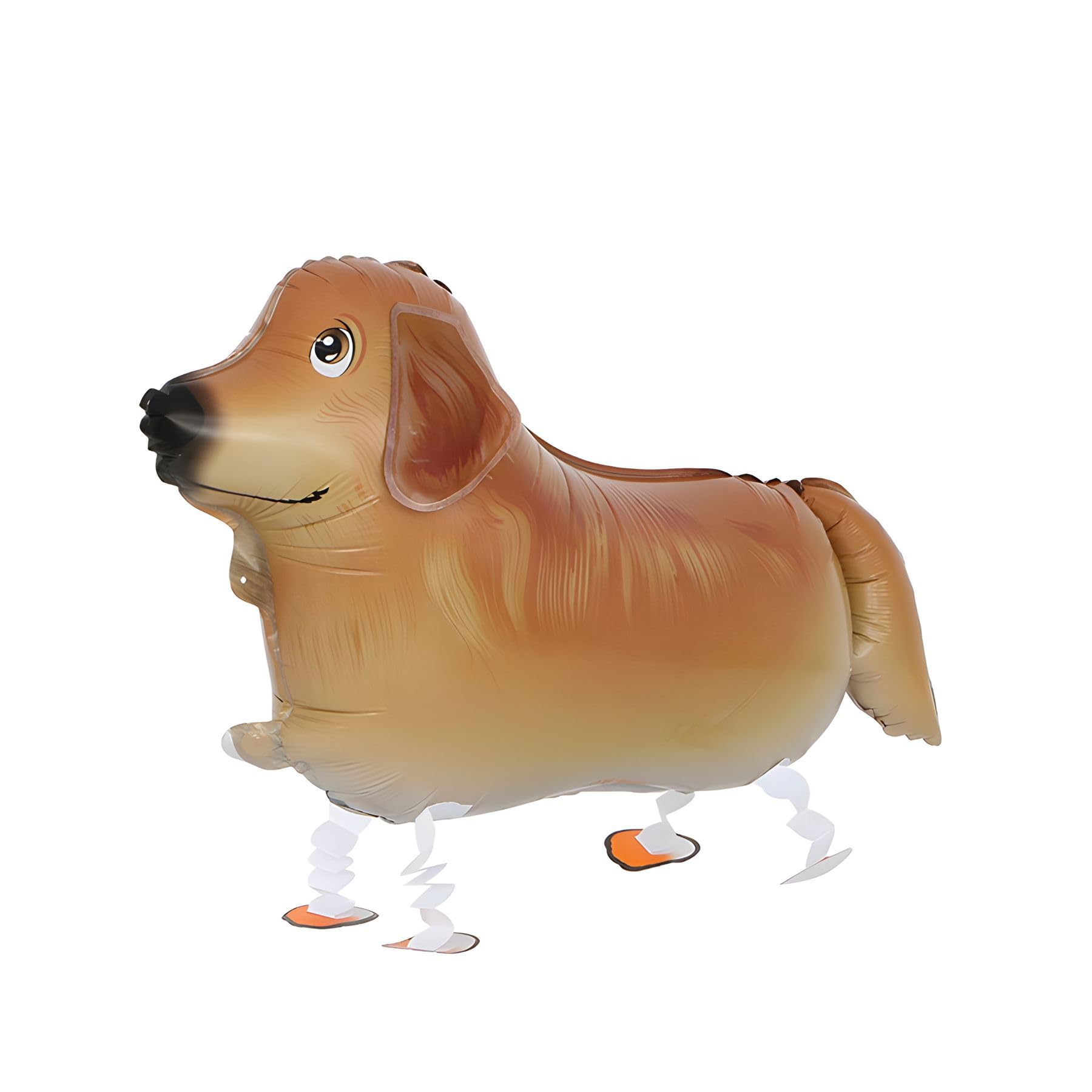 Airwalker Balloon Golden Retriever - Running Dog Balloon Animal Helium Walking Foil Balloon Decoration for Children Birthday Party Wedding Children Gift JGA Decoration Animal Balloons Running โ image 1