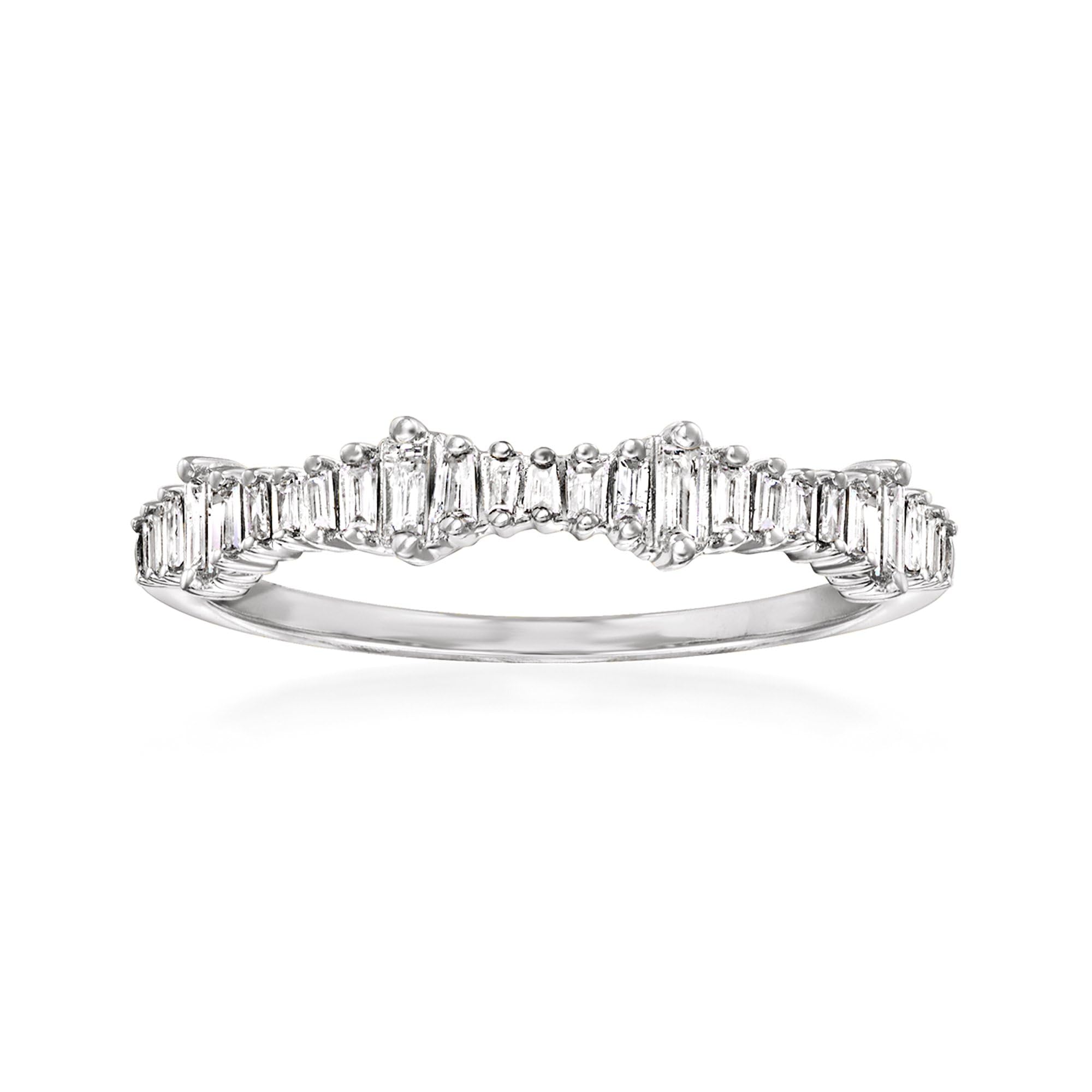Ross-Simons Baguette Diamond Ring