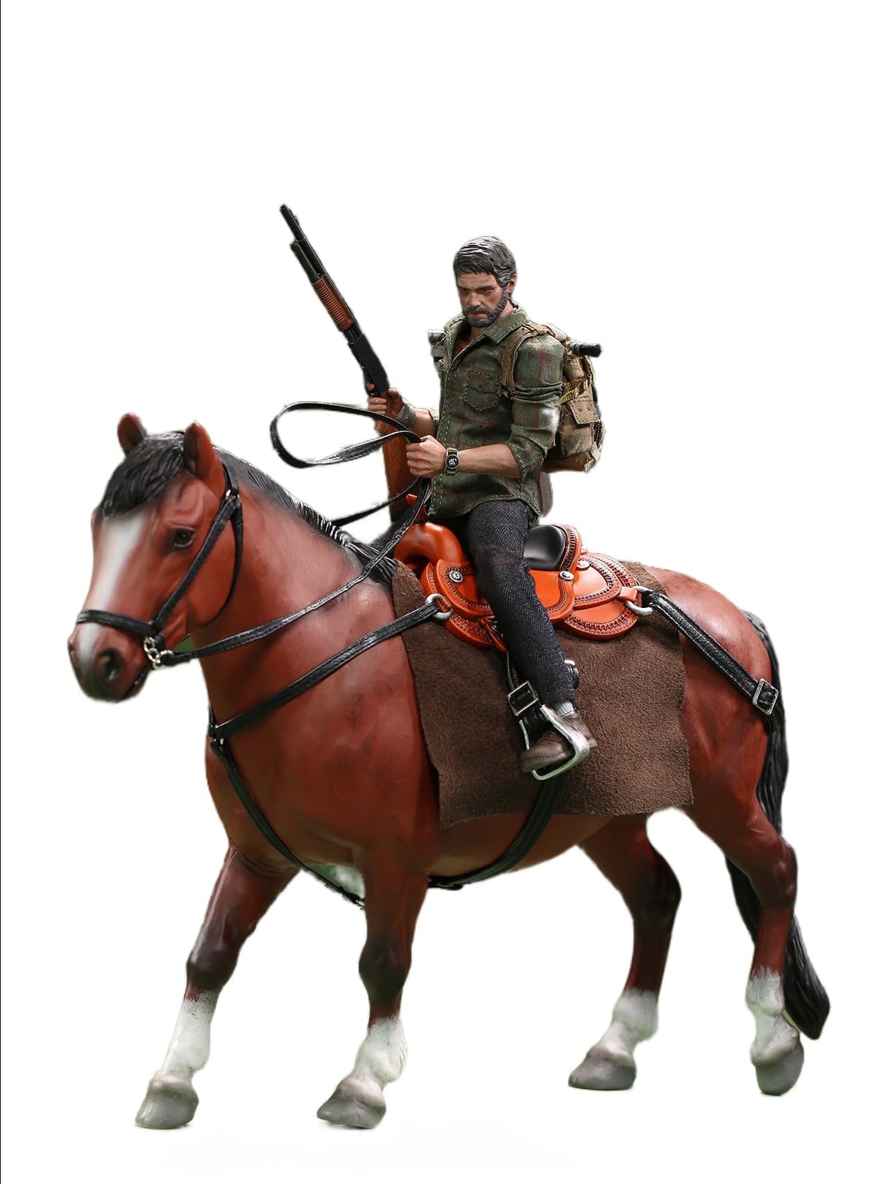 ACGTOYS ACG-45C 1/12 Escala Animal Model Pack Horse Collectible Animal Figure Toy for Birthday Ornaments
