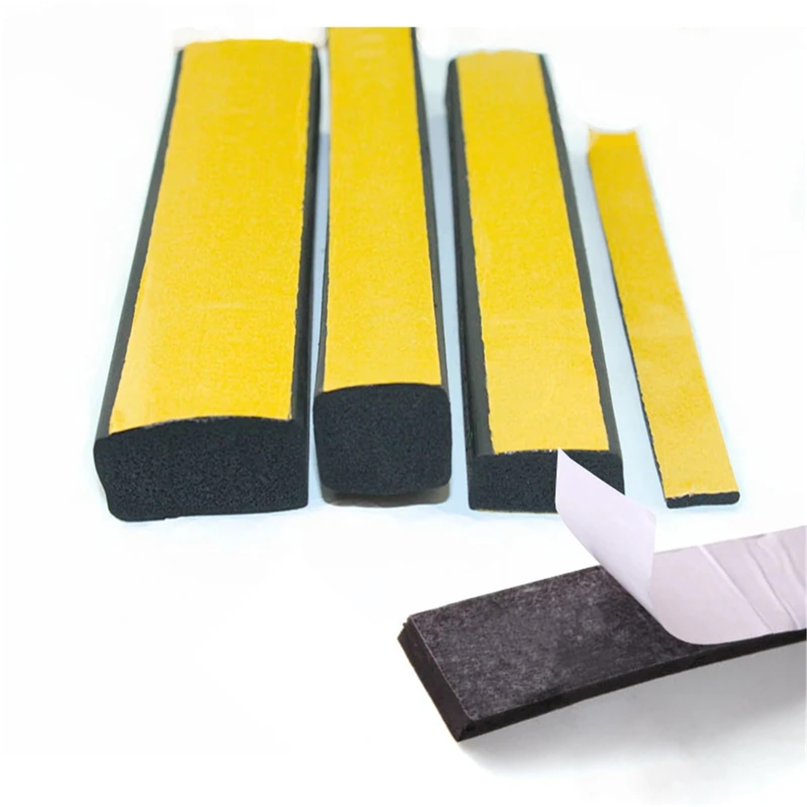 Cinta de sellado de espuma autoadhesiva de 5 m (5 mm/10 mm de grosor, 20/30/40 mm de ancho), resistente a la intemperie, a la humedad y al calor.(10mmx40mm)