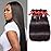 Kerriana 4 Bundles Human Hair Straight, 14 16 18 20 inch 100% Unprocessed Brazilian Vrigin Straight Bundles Sew In Human Hair For Black Women