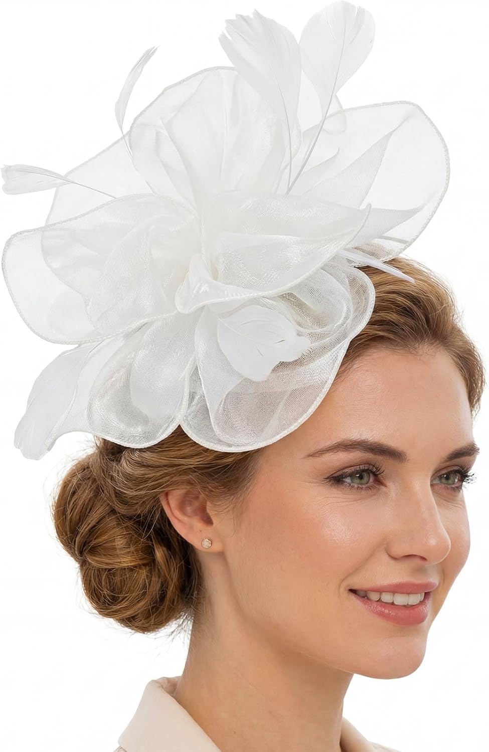 Yokawe Fascinators Hat Feathers Cocktail Headband Tea Party Headpiece for Women - Image 9
