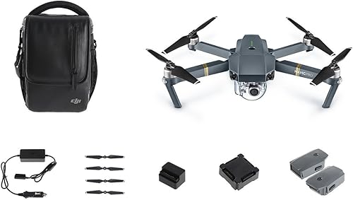 Miniatura 1 de Kit de drone con mando a distancia DJI Mavic Pro Fly More Combo con hélice plegable cuadrirrotor 3 baterías MicroSD de 16 GB puerto de carga