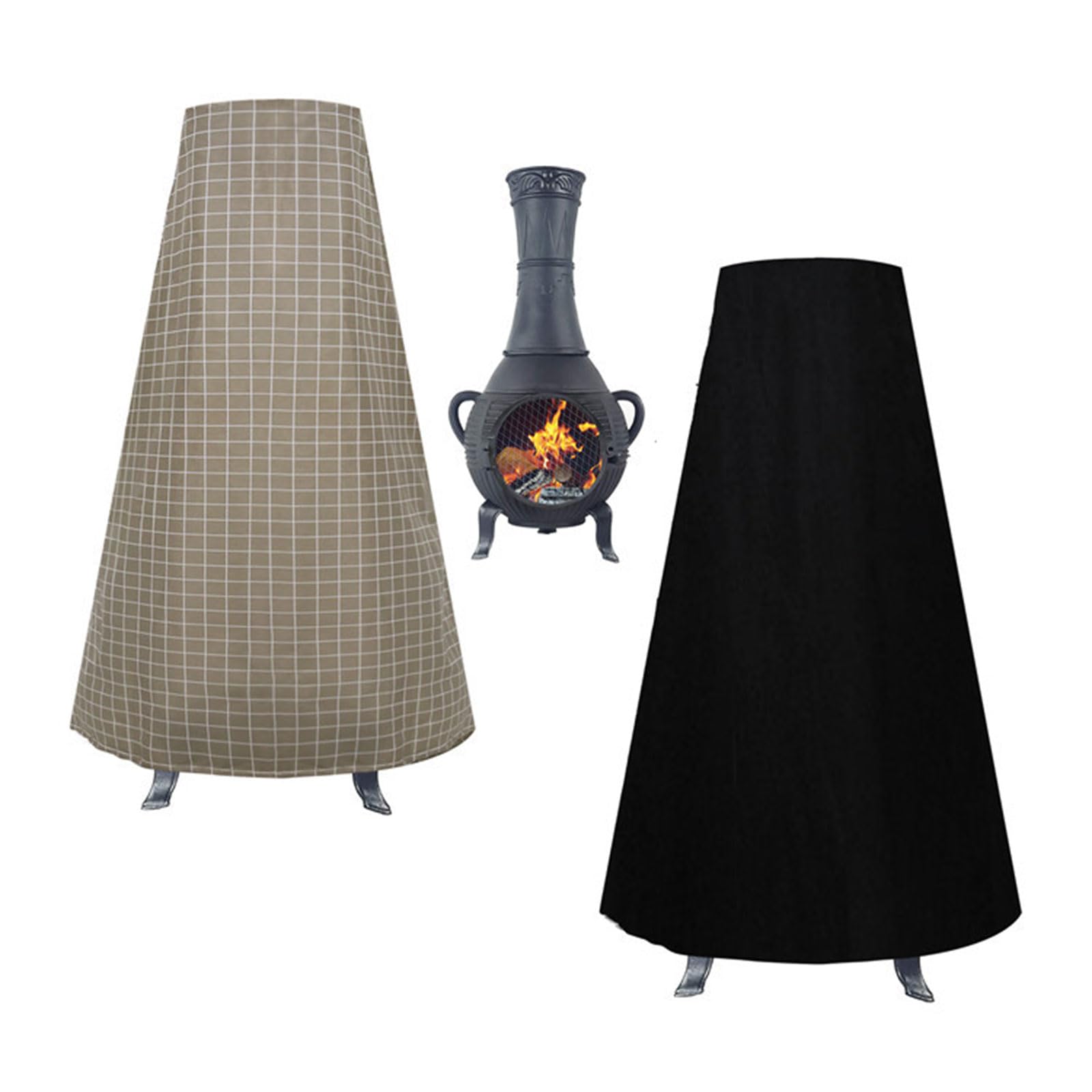 Housse De Protection Ronde Pour Foyer Extérieur 80 X 50 Cm Impermeable Resistante Aux Uv Resistante Aux Dechirures Tissu Oxford 600d Housse De Protection Pour Foyer Exterieur 90139067