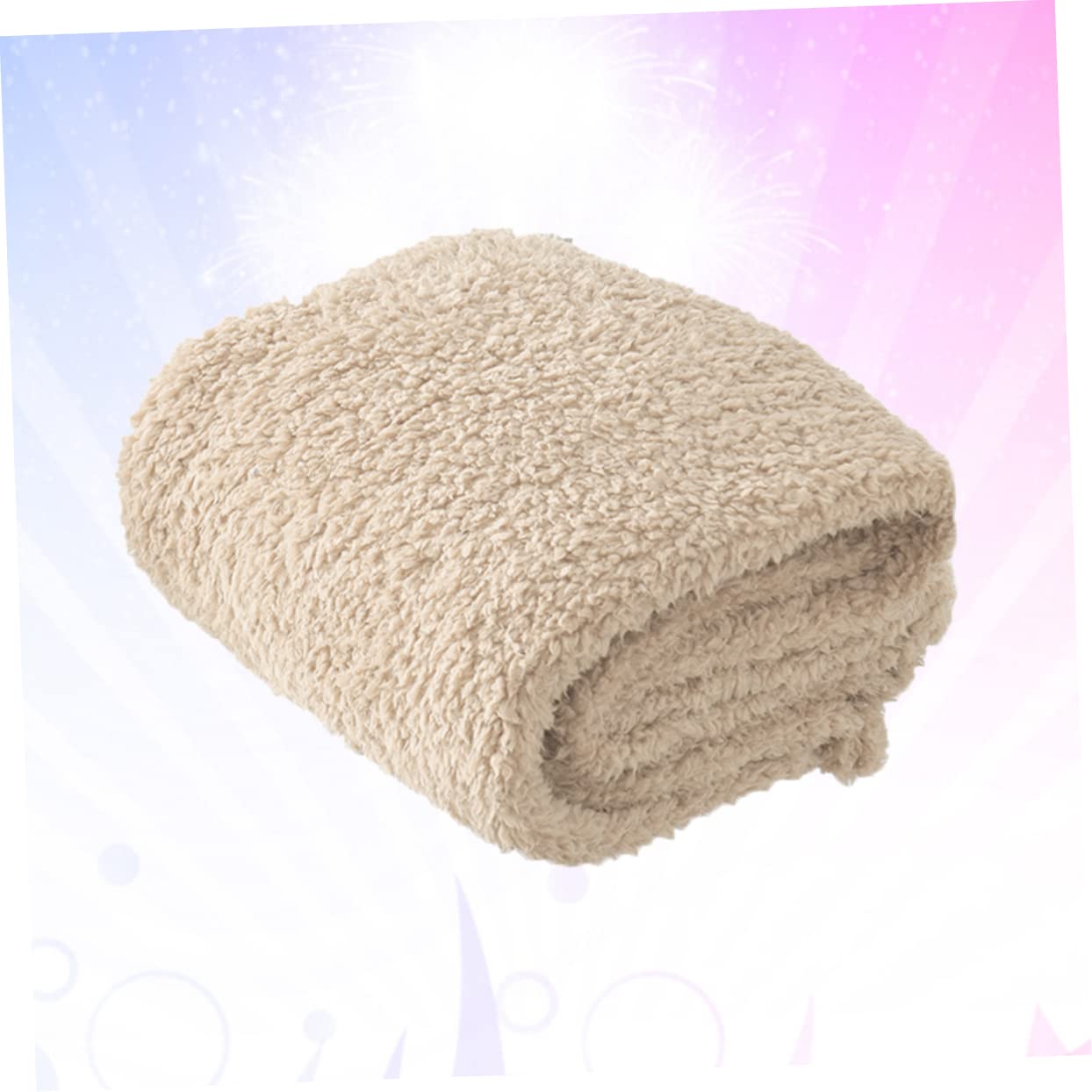 HEMOTON Manta para Gatos De Felpa Extra Alfombra para Mascotas Cómoda Cojín para Dormir para Dormitorio De Gato