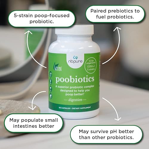 Miniatura 6 de nbpure MagO7 + Poobiotics - Paquete de salud intestinal  Limpieza de colon impulsada por oxígeno y apoyo probiótico  Alivia la hinchazón, el