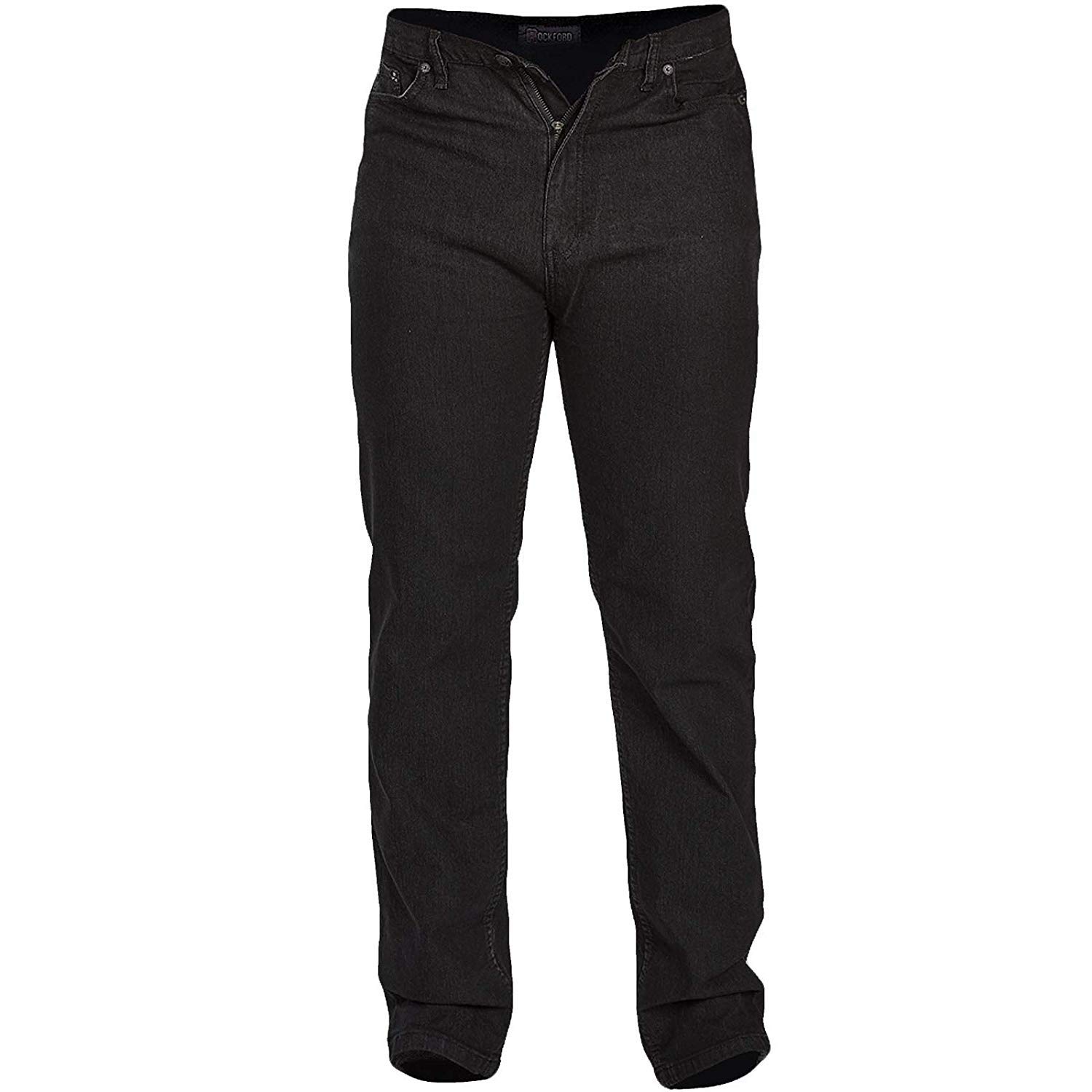 Mens Rockford Denim Jeans Straight Fit Big Kingsize RJ920 Size 42" - 60" Waist 46 x 30