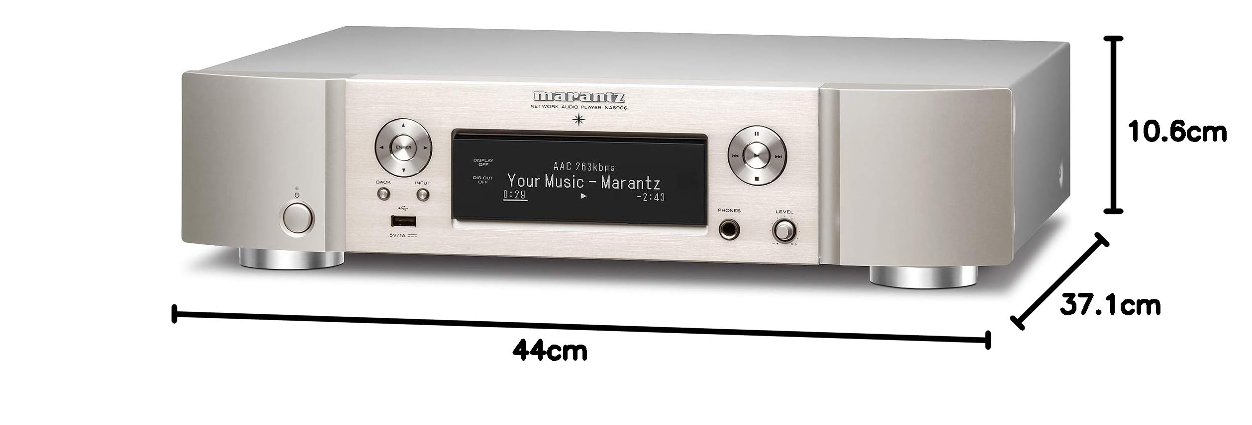 Marantz NA6006 Ethernet LAN WiFi (IEEE 802.11a,b,g,n), Digital 