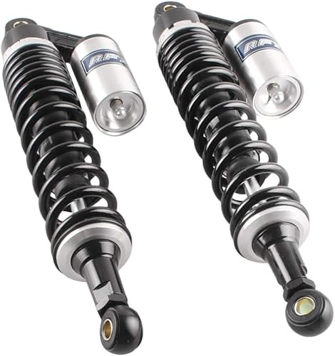 Par de amortiguadores de motocicleta de 15 pulgadas y 15.748 in, suspensión trasera universal para Honda Suzuki, Yamaha, Kawasaki, ATV, Go Kart,