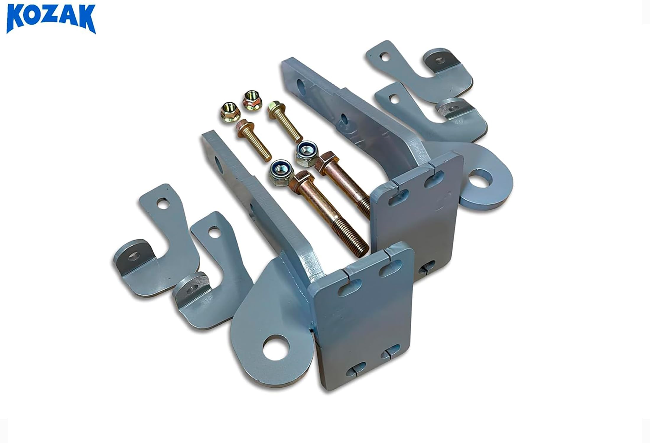 Bumper Deer Moose Brush Guard Brackets Mounting Hardware Set compatible with EX-Guard Compatible with Kenworth T680 T660 2013-2021 Semi Trucks