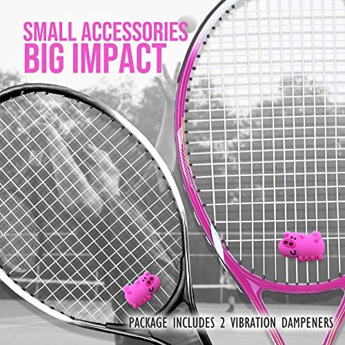 ALIEN PROS Tennis Racket Vibration Dampener (2Pack) Perfect Shock Absorber Stablize Your
