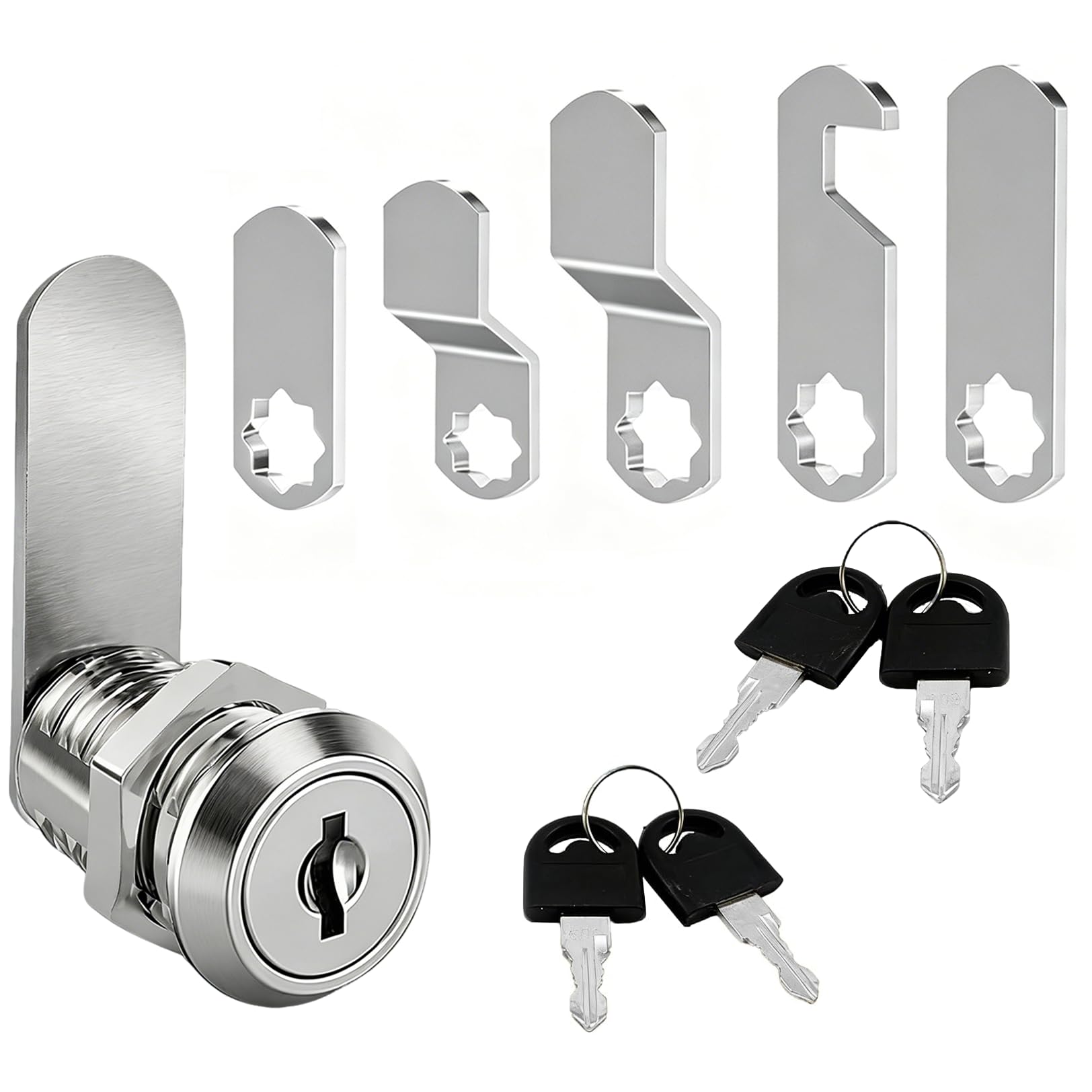 Cabinet Lock,Universal Cam Lock Cabinets Locks with Key for Drawer Post Box