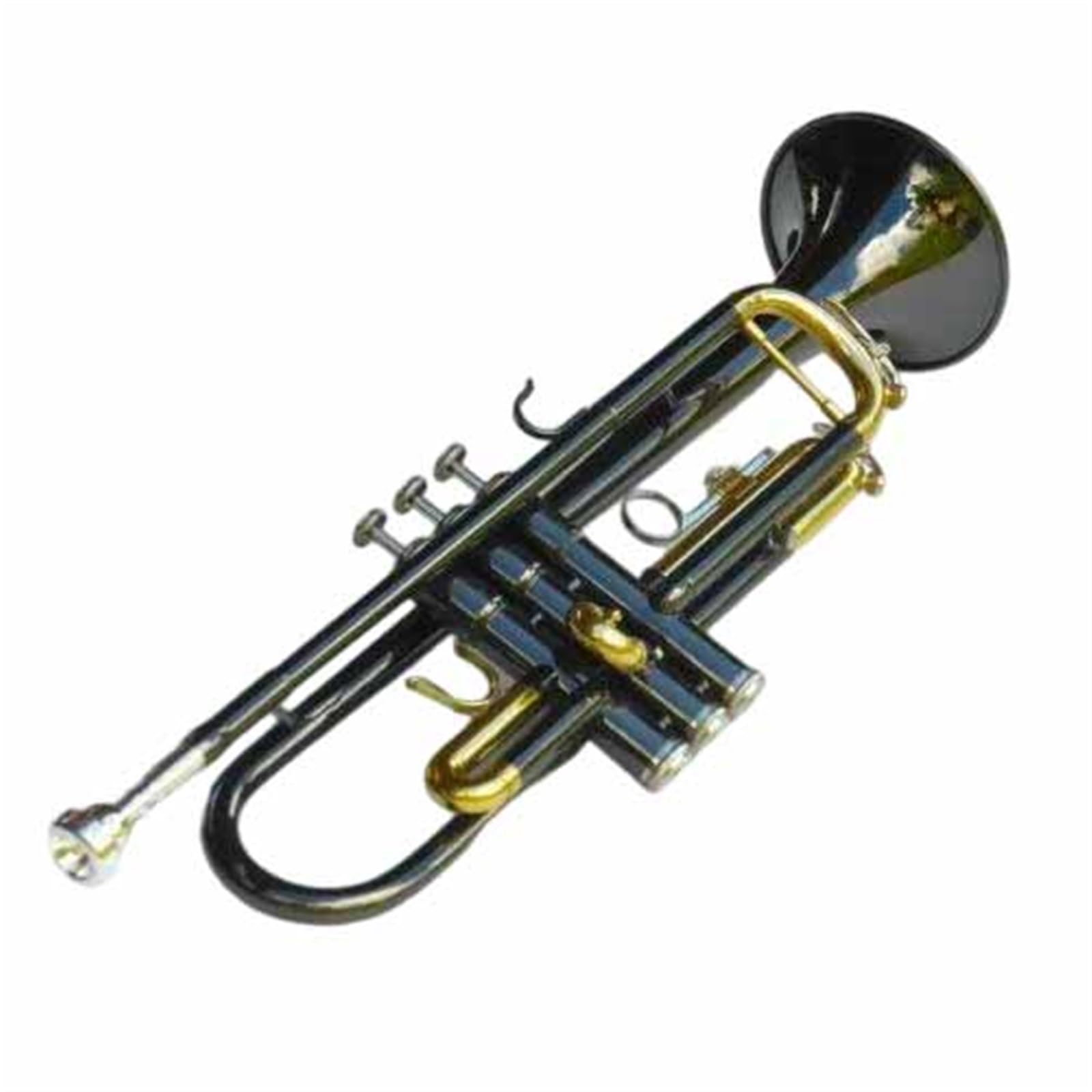 Instrumento De Viento Estándar De Latón Trompeta Sib Níquel Oscuro Instrumentos Musicales Profesionales Con Estuche Accesorios