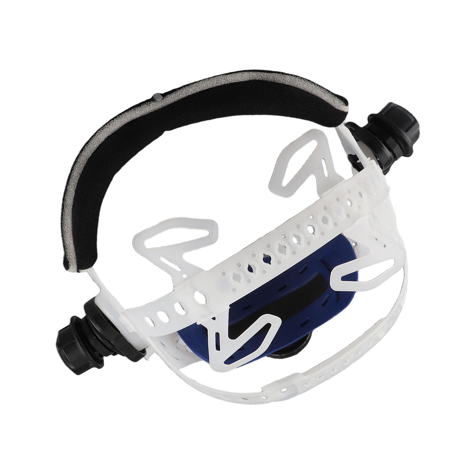 Arnés de Repuesto, máscara para Soldador de Soldadura Diadema Ajustable para Accesorios de Casco de Soldadura con oscurecimiento automático Solar, y Negro(Blanco)