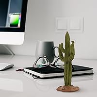 Vista 9 de Healifty 4 figuras de cactus artificiales para decoración de cactus, plantas de cactus artificiales