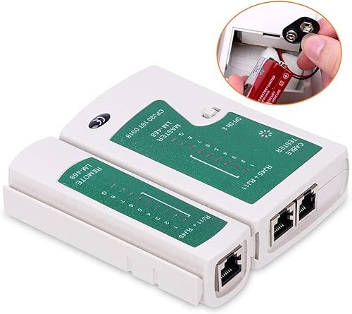 10 in 1 Netzwerk Werkzeug Set für RJ45, RJ11, RJ12, Reparaturwerkzeuge, Kabeltester Kit, Patchkabel Tester, LAN Kabel Tester für DIY Haushalt Computer Wartung