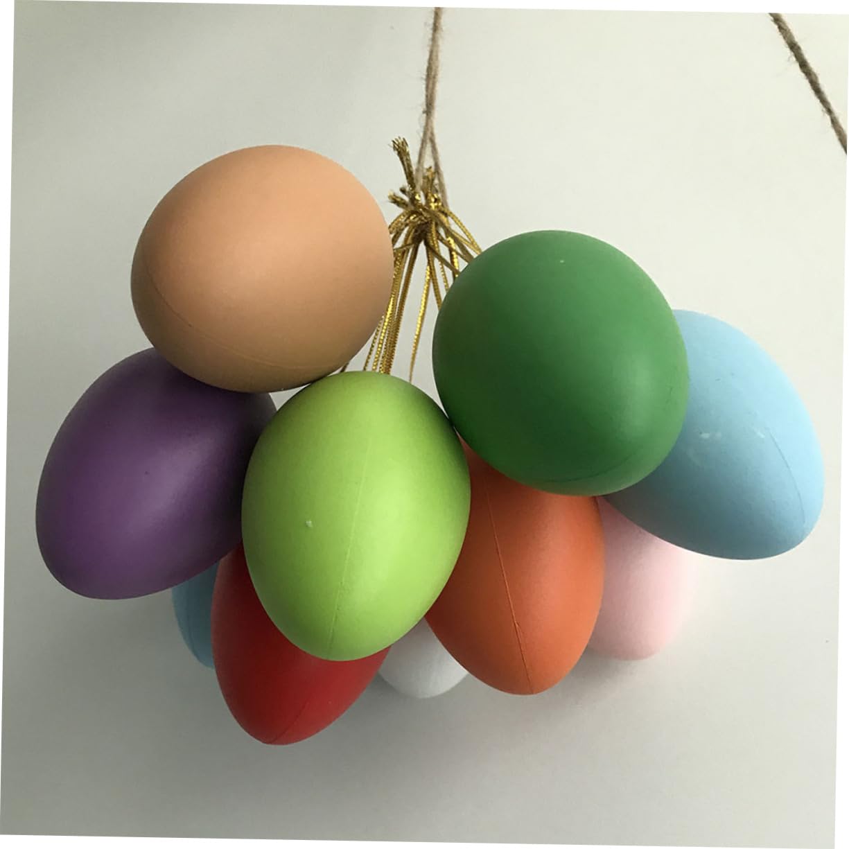 Alipis 72 Pz decorare le uova di pasqua - Decorazione pasquale - Decorazione casa giocattoli per bambini ripieno di cesto pasquale Decorazioni pasquali ciondolo uova di Pasqua