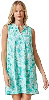 Womens Lizzy Sleeveless Relaxed Tank Dress, Emerald - Buy now