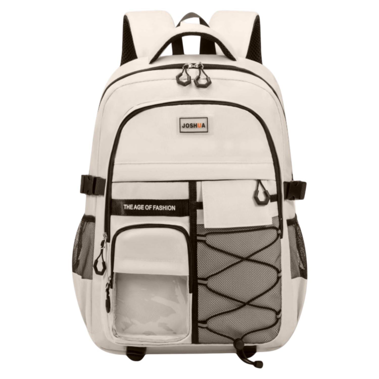 Classic Style Large Capacity Backpack for Boys & Girls | Multi-Pocket Lightweight Water-Resistant Student Laptop & Travelling Bag Durable Casual Bookbag for Teens, High School & College Kids-image-47