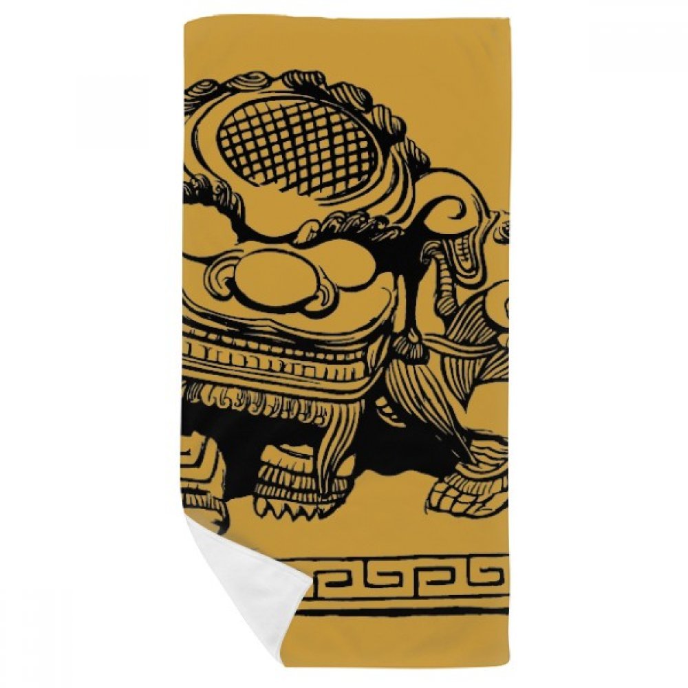 Serviette de bain absorption rapide gant de toilette doux 35x70