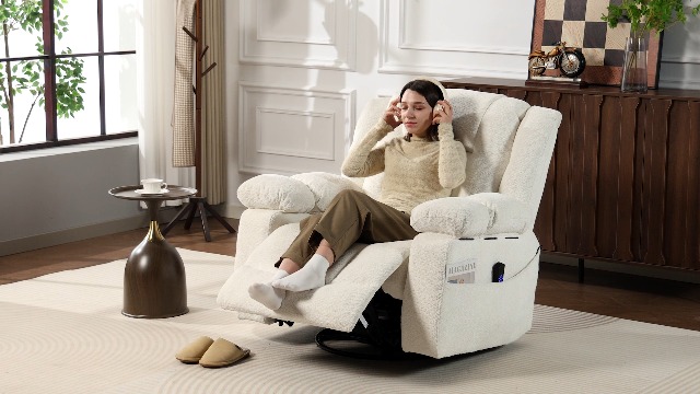 Sillón Plegable Blanco miniatura 7
