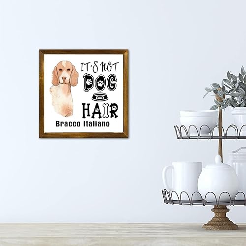 Vista 76 de Letrero de madera con texto en inglés «It's Not Dog Hair» («It's Not Dog Hair» American Bully Dog Dog), regalo decorativo para la pared del hogar