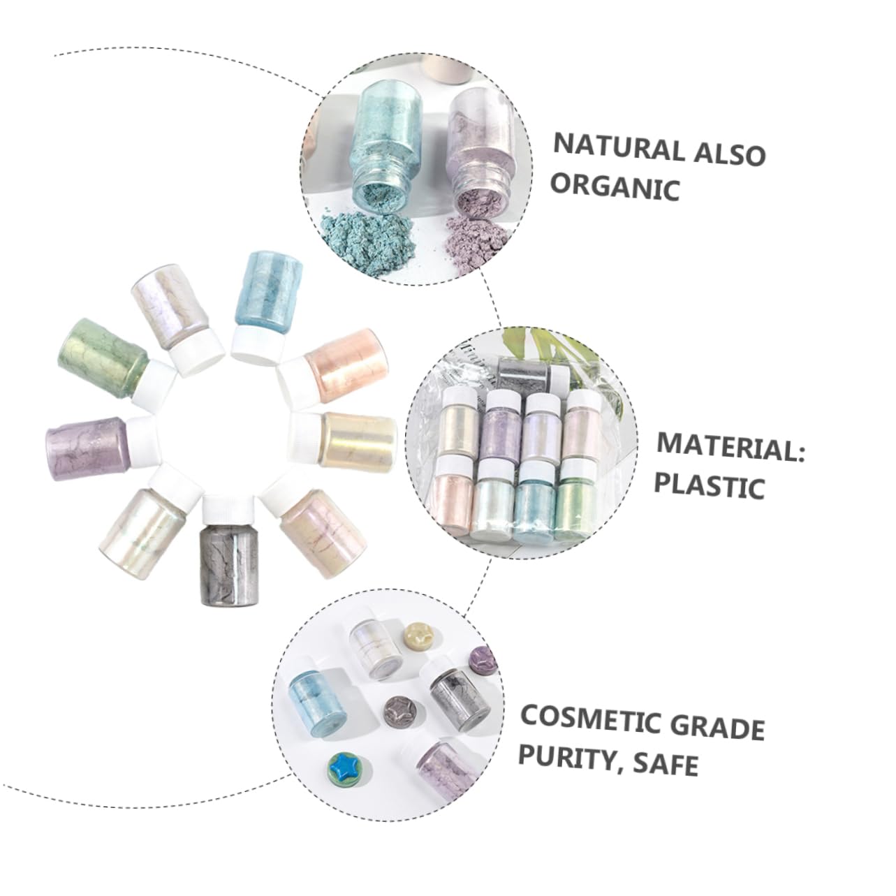 27stücke Teiliges Set Farbpigmentpulver Mica Pigment Für Epoxidharz Kosmetik Seifenfarbe Bastelprojekte Hautfreundliche Sichere Farbpigmente Für Kreative Anwendungen