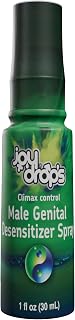 JoyDrops Delay Spray for Men Lidocaine Climax Control Spray for Longer Lasting Performance, Male Genital Desensitizer, Fast-Acting Discreet 30ml