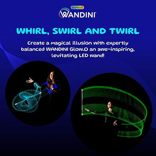 Miniatura 2 de Glow.0 Varita mágica plegable LED de levitación  Varita flotante recargable por USB  Varita de luz LED con 22 modos de luz de color  Varita de
