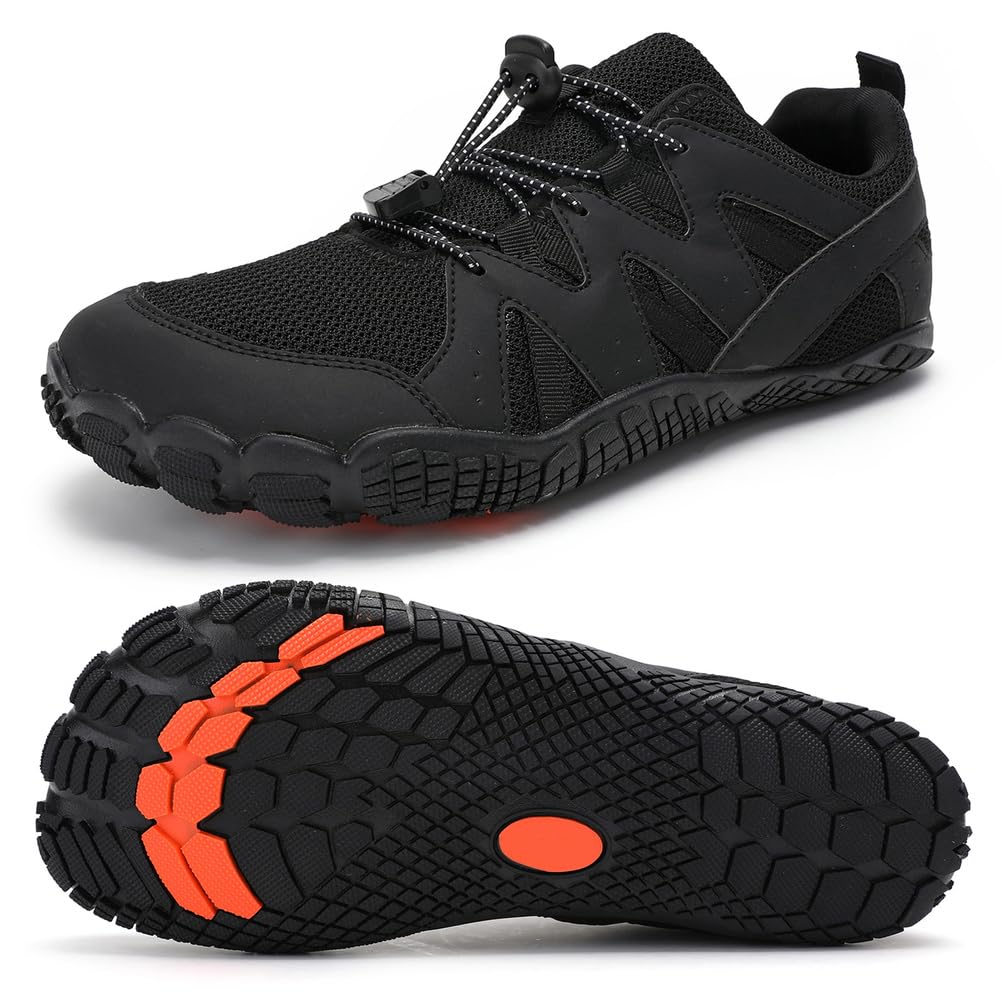Wasserschuhe für Damen Herren, Schnelltrocknende Barfuß Trail Running Schuhe, Minimalistische Schwimm Sneaker für Tauchen, Surfen, Aquafitness, Pool, Strandlauf, Yoga