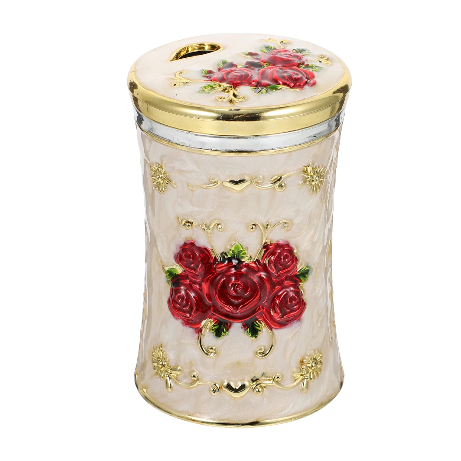 Pojemnik Na Wykałaczki, Dozownik Na Wykałaczki, Pojemnik Na Wykałaczki, Uchwyt Na Patyczki Higieniczne W Stylu Vintage, Organizer Na Wykałaczki, Pudeł(Złoty Wr)