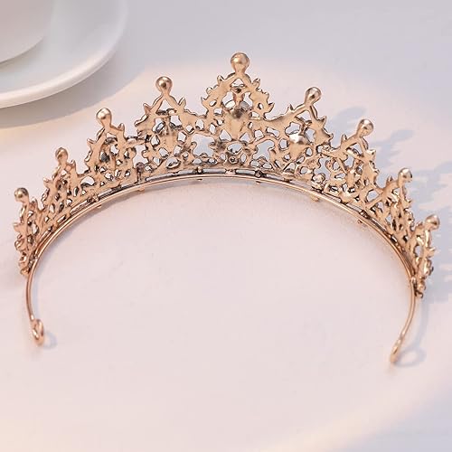 Miniatura 235 de Kamirola - Corona de reina y tiaras corona de princesa para mujeres y niñas, diademas de cristal para novia, princesa para bodas y fiestas (01)