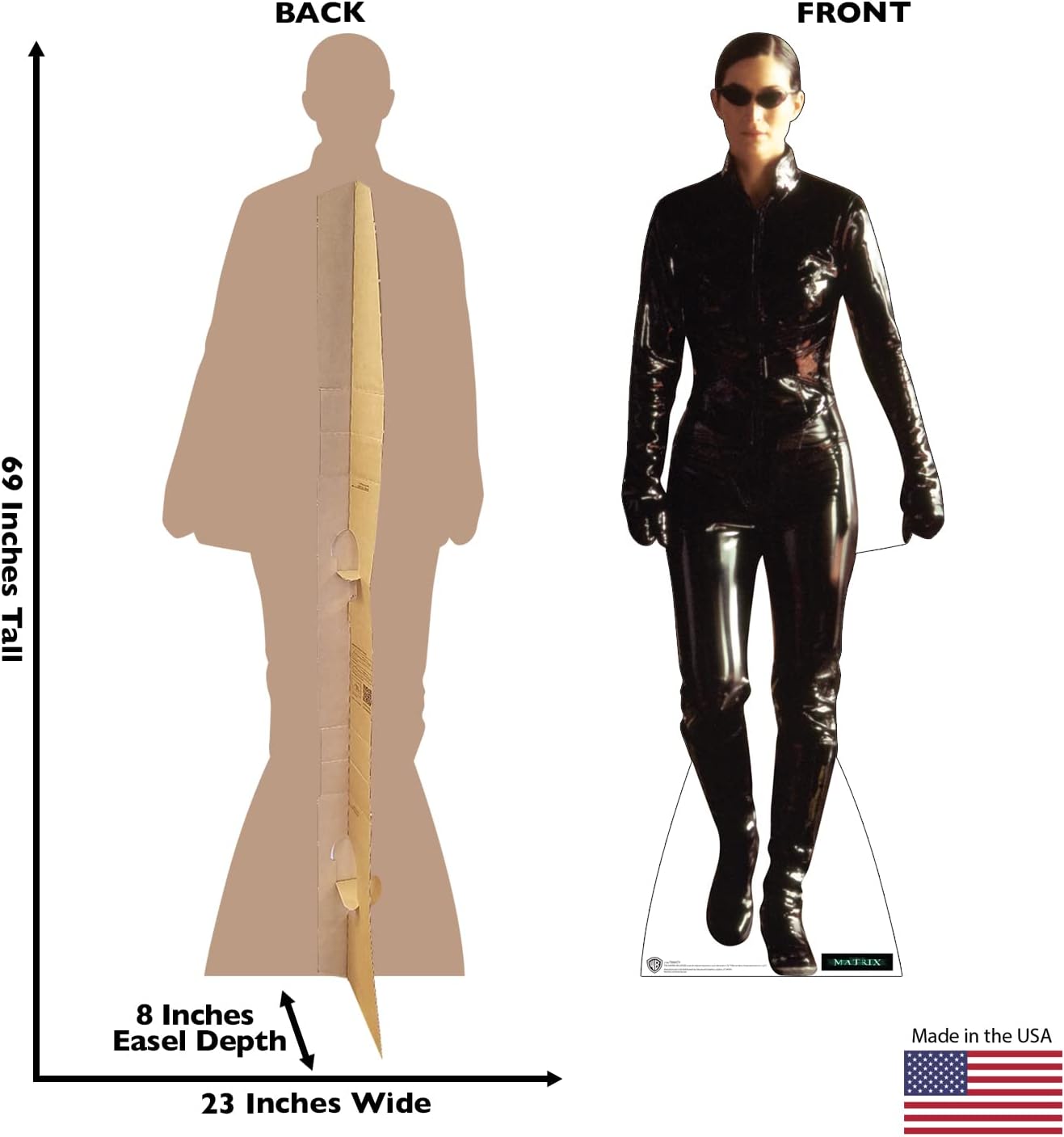 Cardboard People Morpheus Life Size Cardboard Cutout Standup - The Matrix (1999 Film)