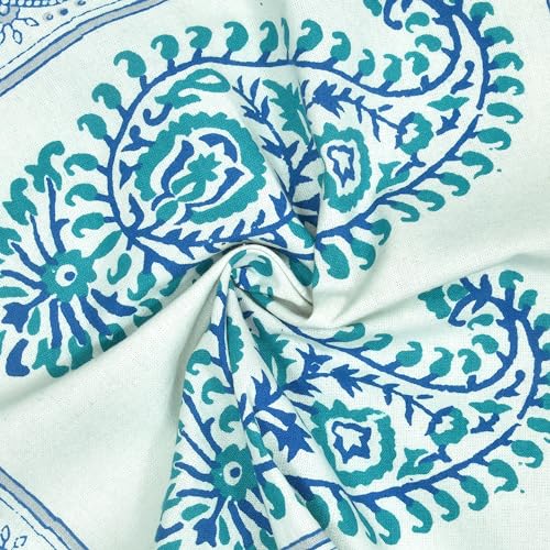 Image of BLOCKS OF INDIA Hand Block Print Cotton Table Napkin (Color 7)