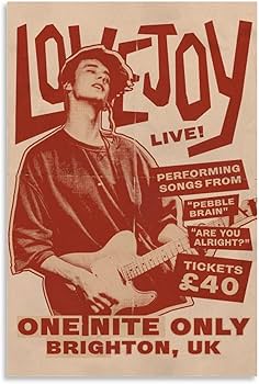 Amazon.com: VOXN 90s Lovejoy Concert Poster Poster Canvas 90s Wall