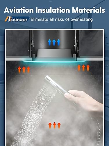 Miniatura 5 de BBounder LED empotrable de iluminación, 12 paquetes, regulable, calificación húmeda, LED Downlight con borde de deflector, luces de lata,