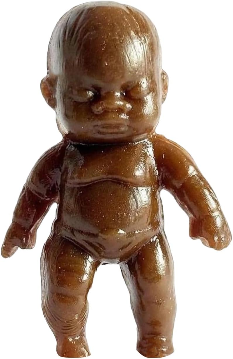 7cm Glitter Doll Squishy Toy, Soft Material Stress Relief Fidget for Daily Relax and Play