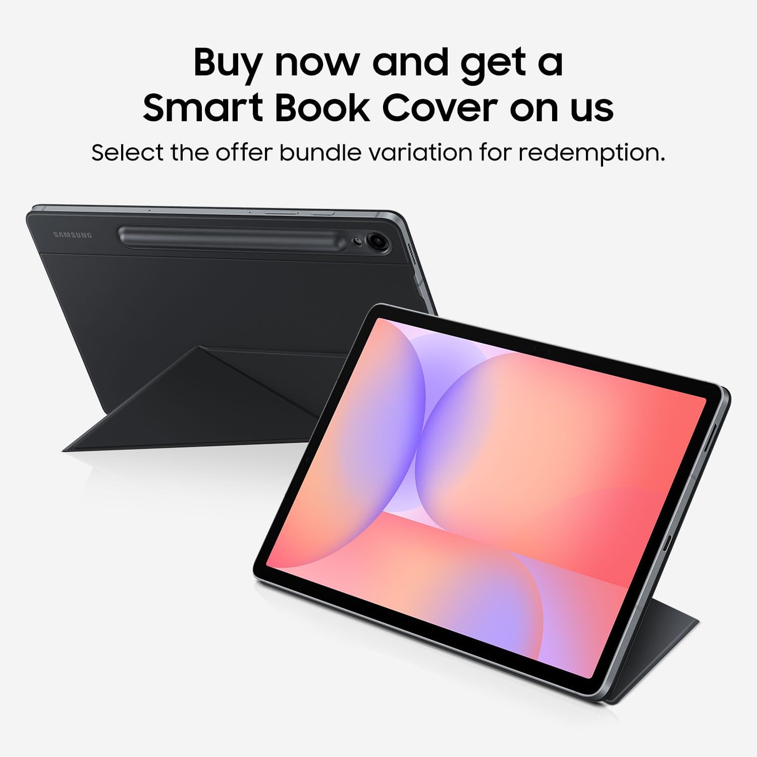 Samsung Galaxy Tab S10 Lite + Smart Book Cover, 8GB RAM, 256GB, 2TB Expand, Long Battery Life, 10.9 LCD, S Pen for Note-Taking, Exynos 1380, Circle to Search, AI Tools, Gray