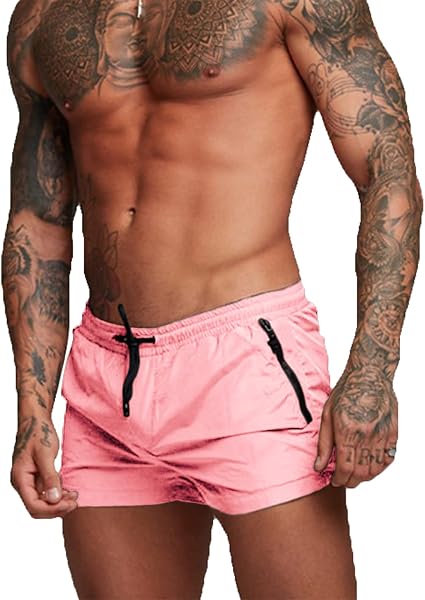 EDOTON Pantaloncini Sportivi, Uomo Slip da Bagno per Surf Hotspring sulla Spiaggia - 2