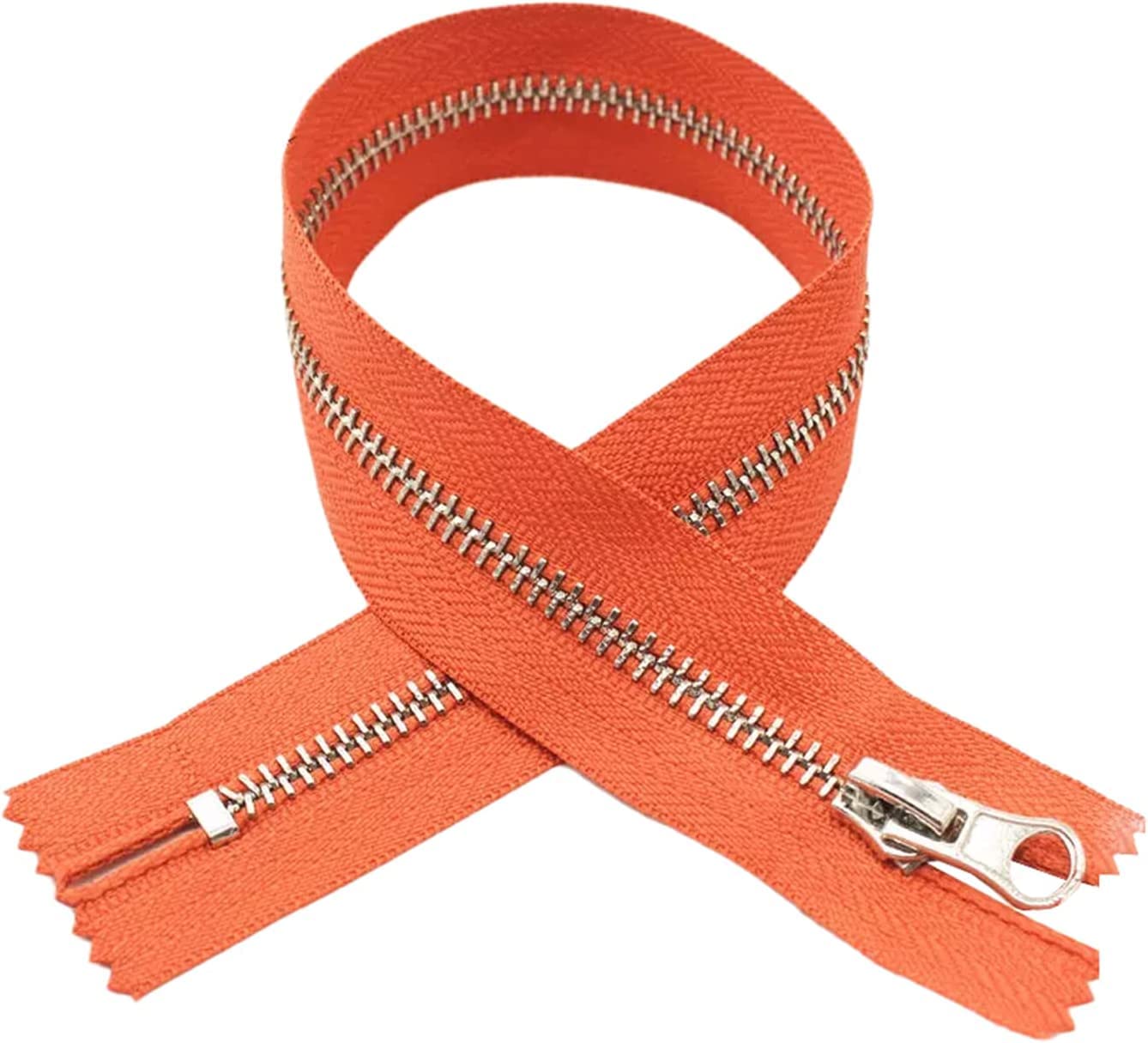 Double-Headed Zipper, Sewing zips,Invisible Zipper,Metal Zipper, 5 pcs 15/25/35/45cm 5# Multi-Color Closed-end Metal Zippers for Jackets, Pants, Bag DIY Sewing Accessories, Gray, 35cm (Color : Blauw,
