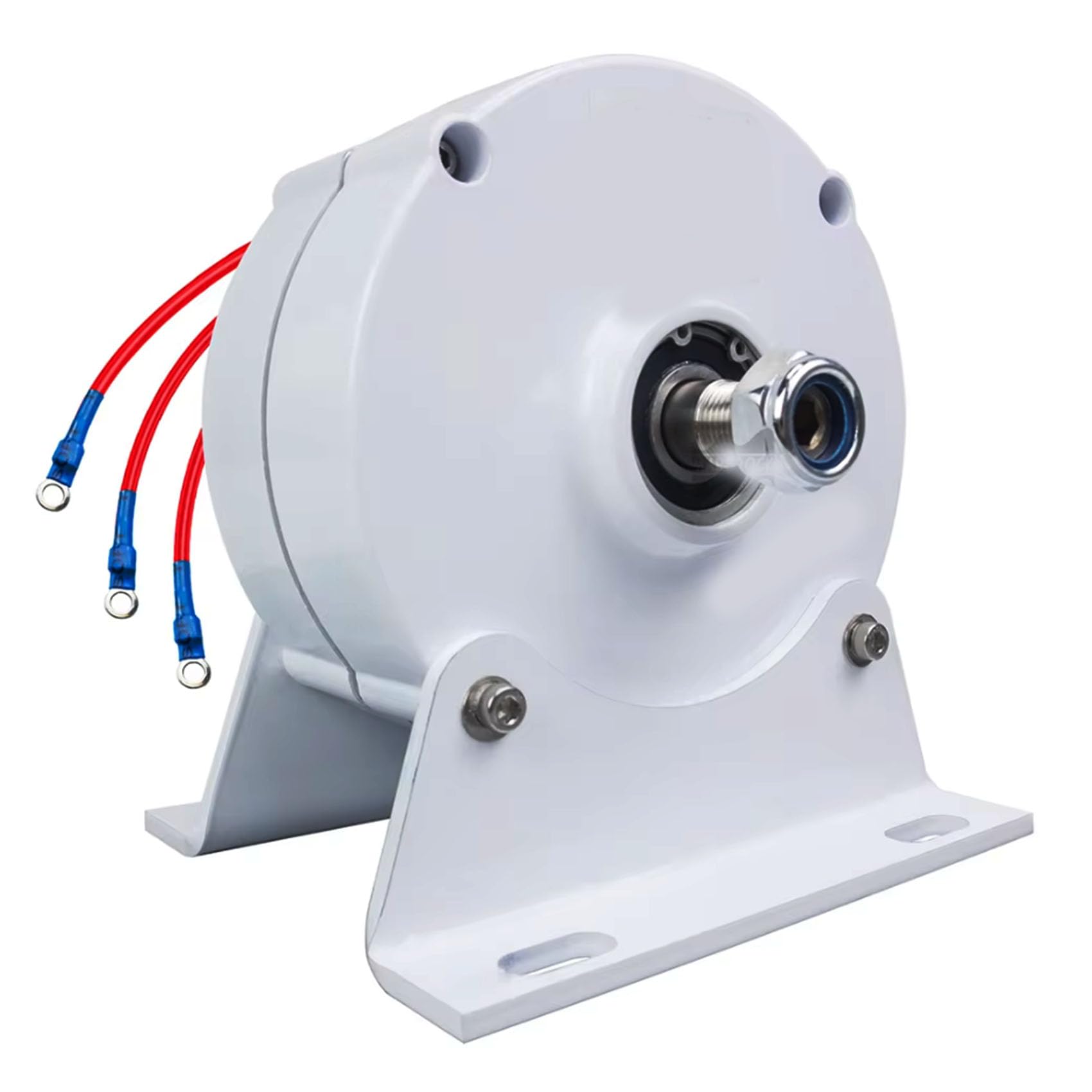 HYZHANHONG 3000W -5000W Gearless Permanent Magnet Generator - 3 Phase 12V 24V 48V AC Alternator for Water & Wind Turbines, High Efficiency Renewable Energy with Controller,48v