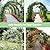 RUBFAC Metal Garden Arch, Wedding & Event Decoration, Garden Trellis for Climbing Plants, Assemble Freely 2 Sizes for Various Climbing Plant Roses Vines Bridal Party Decoration, Army Green, 1 Pack